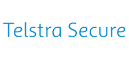Telstra Secure logo, plain white background with the words Telstra Secure in light blue and slightly italicized. Support product of Security Alarm Monitoring Service and their ASIAL grade A1 alarm monitoring control room.